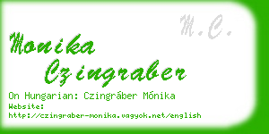 monika czingraber business card